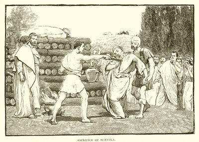Opferung von Scaevola von English School