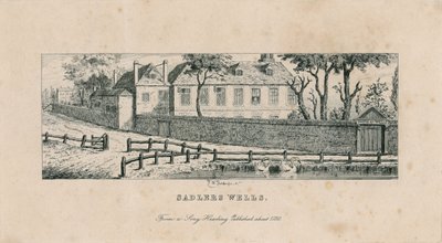 Sadlers Wells, bevor es durch das Musick House und Spa ersetzt wurde von English School