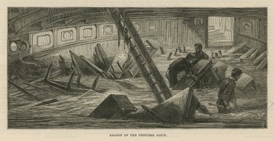 Salon der SS Princess Alice von English School