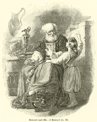 Samuel und Eli, 1 Samuel, iii, 18 von English School