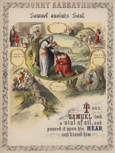 Samuel salbt Saul von English School
