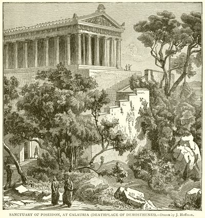 Heiligtum des Poseidon in Kalauria (Sterbeort des Demosthenes) von English School