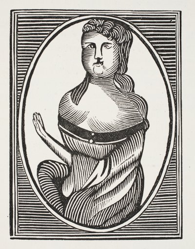 Sarah Millwood, Illustration aus Chap-books des achtzehnten Jahrhunderts von John Ashton, veröffentlicht 1882 von English School