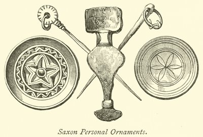 Sächsische persönliche Ornamente von English School