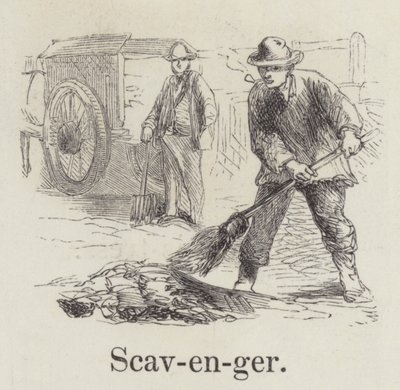Müllmann (Gravur) von English School