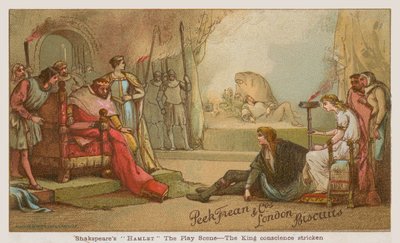 Szene aus Shakespeares Hamlet von English School