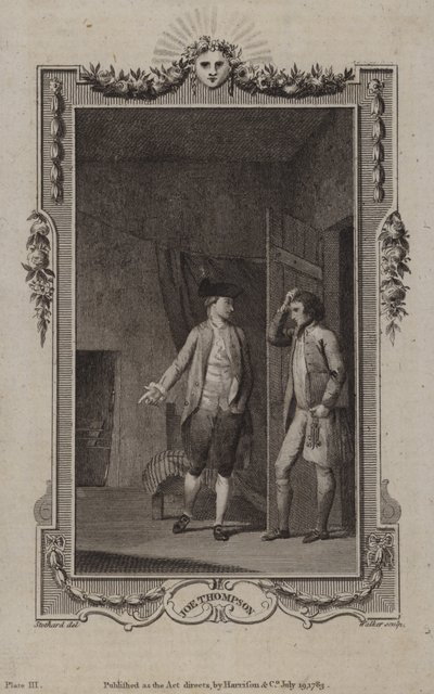 Szene aus Das Leben und die Abenteuer von Joe Thompson, von Edward Kimber von English School