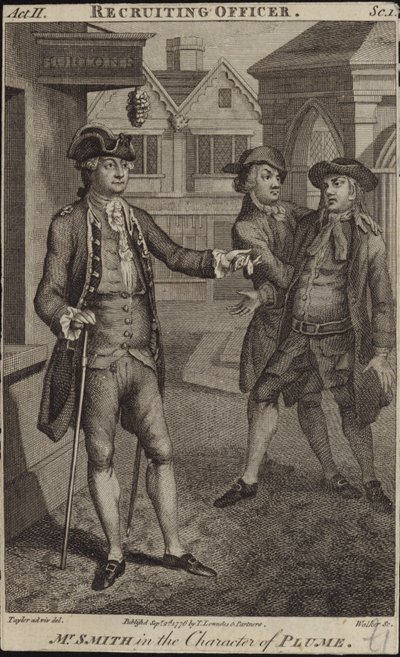 Szene aus The Recruiting Officer von English School