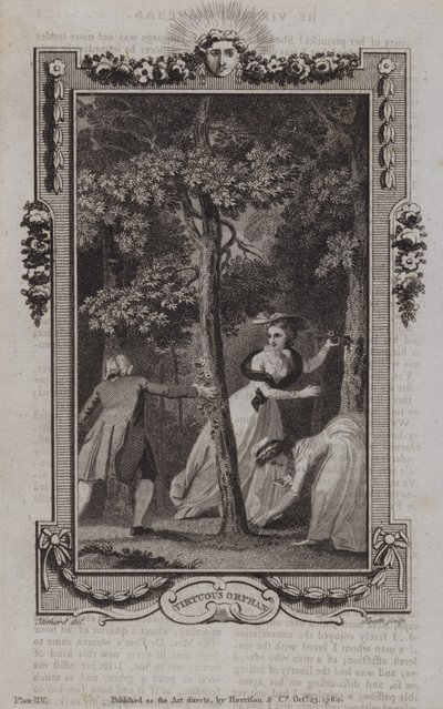 Szene aus Die tugendhafte Waise, von Mary Collyer von English School