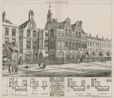 Schulbehörde für London, Blackheath Road Schools, Greenwich, London von English School