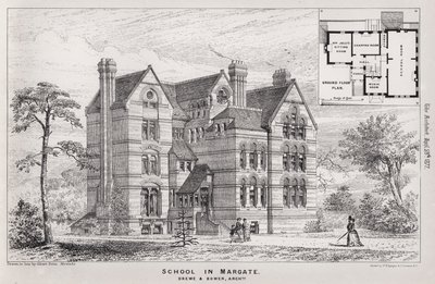 Schule in Margate (Stich) von English School