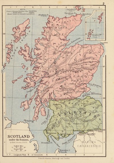Schottland unter den Römern von English School