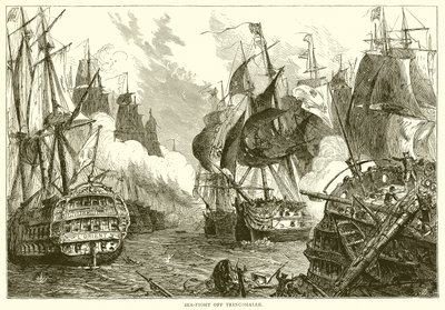 Seeschlacht von Trincomalee von English School