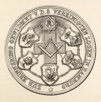 Siegel der Maurer von Hamburg, aus 