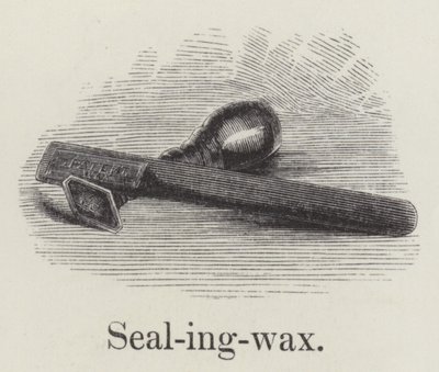 Siegellack (Gravur) von English School