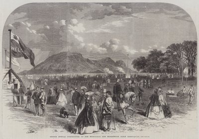 Zweiter jährlicher Wettbewerb der Edinburgh und Midlothian Rifle Association (Gravur) von English School