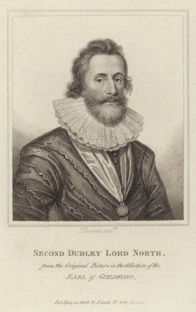 Zweiter Dudley Lord North von English School