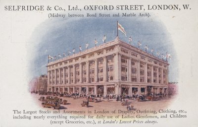 Selfridge and Company Limited, Oxford Street, London, West von English School
