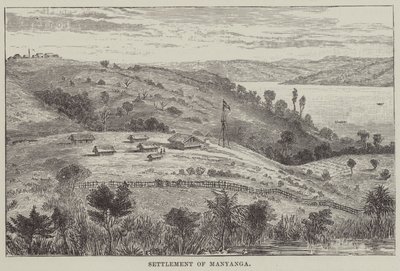 Siedlung von Manyanga (Stich) von English School