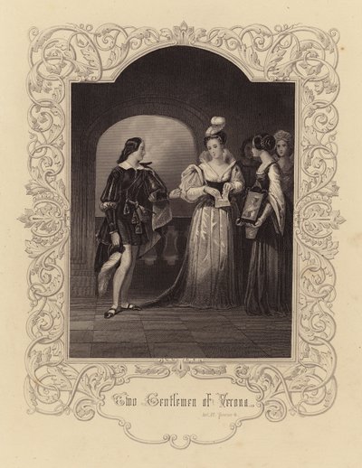 Shakespeare: Zwei Herren aus Verona, Akt IV, Szene 4 von English School