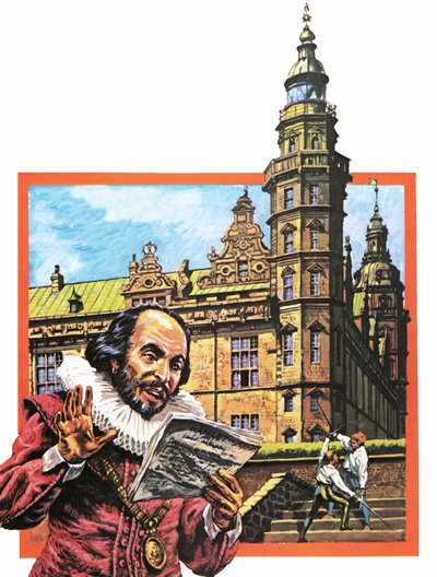 Shakespeare und Schloss Elsinore von English School
