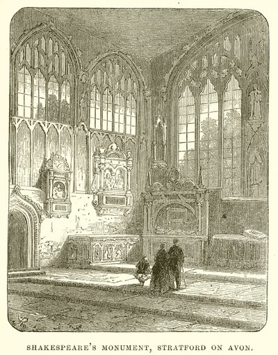 Shakespeares Denkmal, Stratford-upon-Avon von English School