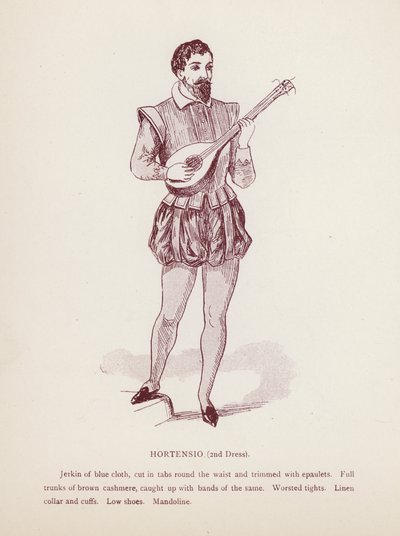 Shakespeares Der Widerspenstigen Zähmung: Hortensio, 2. Kostüm von English School