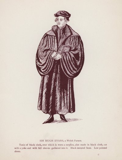 Shakespeares Die lustigen Weiber von Windsor: Sir Hugh Evans, ein walisischer Pfarrer von English School