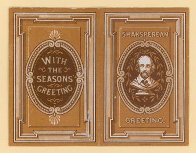 Shakespeares Grußkarte von English School