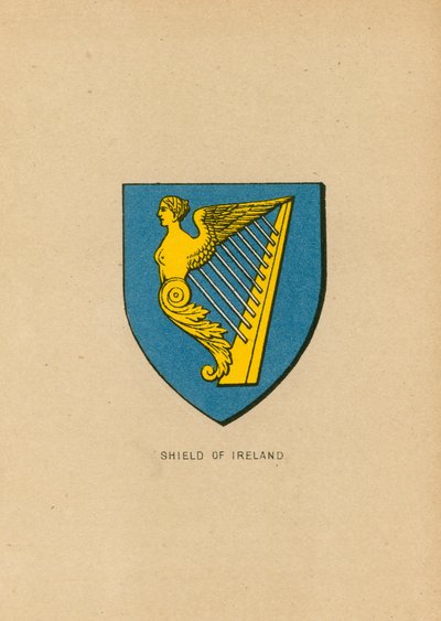 Schild von Irland von English School