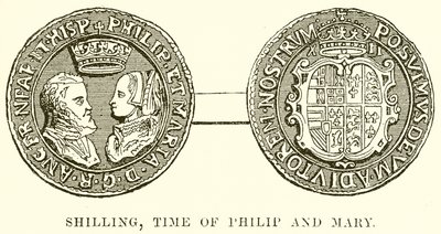 Schilling, Zeit von Philipp und Maria von English School