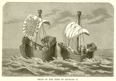 Schiff aus der Zeit von Richard II von English School
