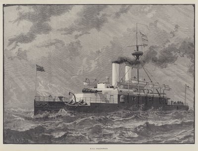 Schiffe bei der Marineparade zum Jubiläum der Königin (Gravur) von English School