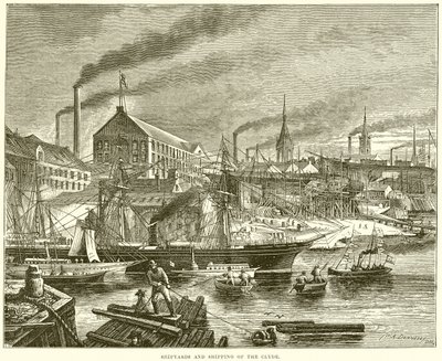 Werften und Schifffahrt des Clyde von English School