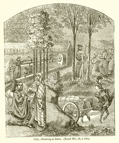 Schießen auf Butts von English School