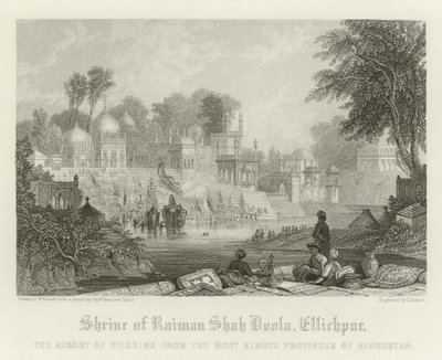 Schrein von Raiman Shah Doola, Ellichpur, Indien von English School