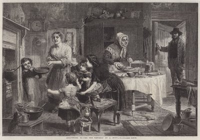 Fastnachtszeit, Pfannkuchenwerfen von English School