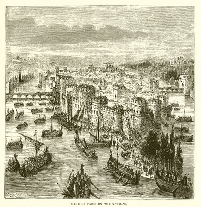 Belagerung von Paris durch die Normannen von English School