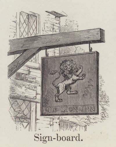Schild von English School