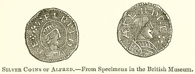 Silbermünzen von Alfred von English School