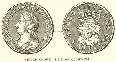 Silberkrone, Zeit von Cromwell von English School