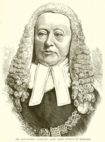 Sir Alexander Cockburn, Lord Chief Justice of England von English School