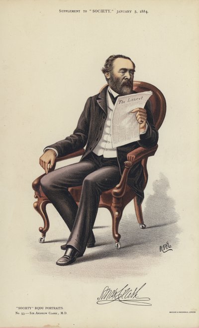 Sir Andrew Clark, MD von English School