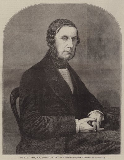 Sir G C Lewis, Abgeordneter, Schatzkanzler von English School