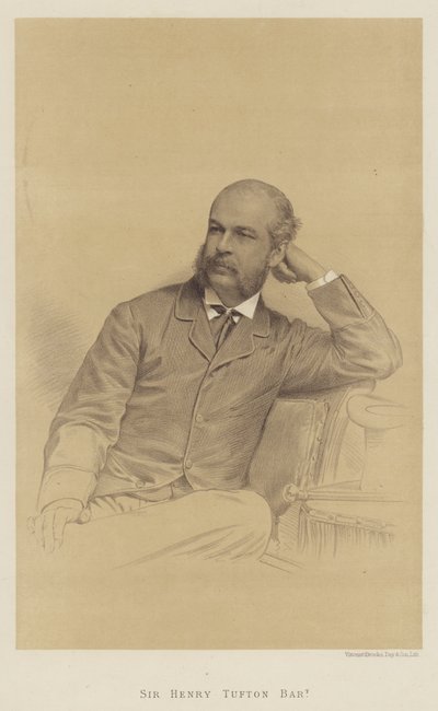 Sir Henry Tufton, Baronet (Lithographie) von English School
