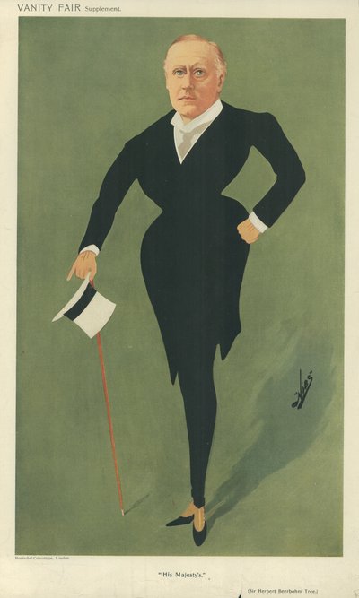 Sir Herbert Beerbohm Tree von English School