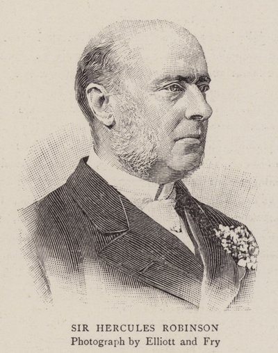 Sir Hercules Robinson (Gravur) von English School
