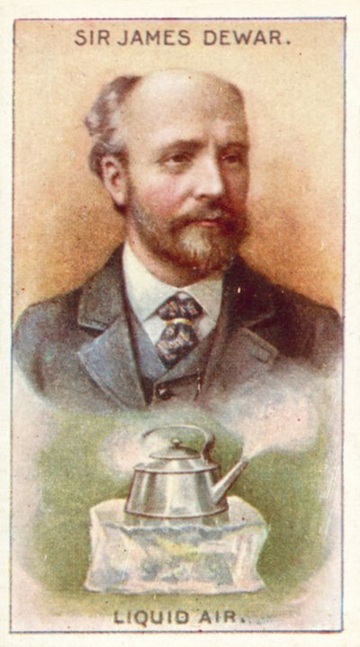Sir James Dewar, Flüssige Luft von English School