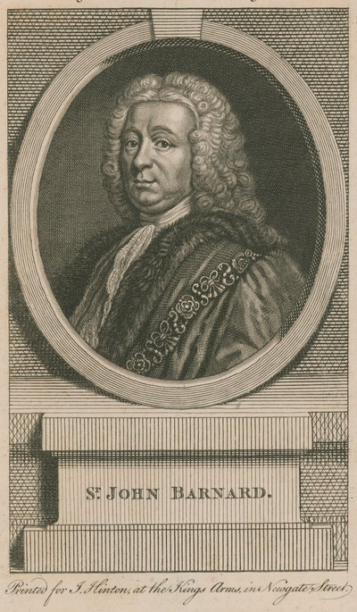 Sir John Barnard, Lord Mayor von London von English School