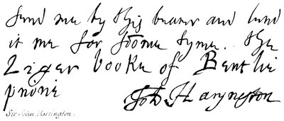 Sir John Harrington von English School